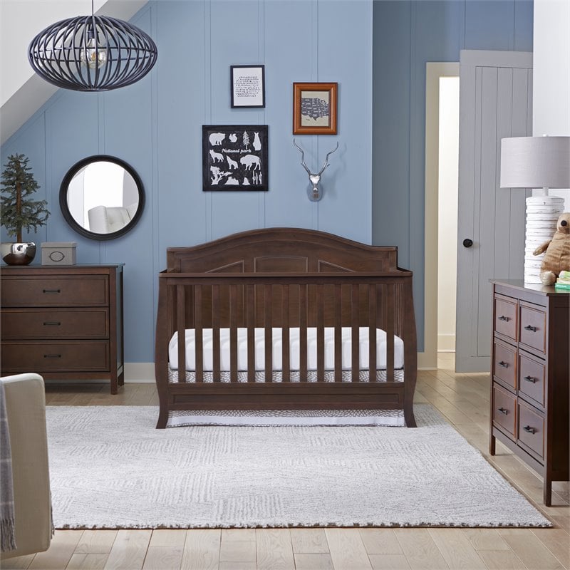 DaVinci Emmett 4 in 1 Wood Convertible Crib in Espresso