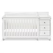 DaVinci Kalani Traditional Wood 4-in-1 Convertible Crib & Changer in White