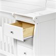 DaVinci Kalani Traditional Wood 4-in-1 Convertible Crib & Changer in White