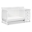 DaVinci Kalani Traditional Wood 4-in-1 Convertible Crib & Changer in White