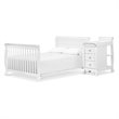 DaVinci Kalani Traditional Wood 4-in-1 Convertible Crib & Changer in White