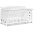 DaVinci Kalani Traditional Wood 4-in-1 Convertible Crib & Changer in White