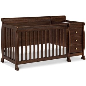 DaVinci Kalani 4-in-1 Convertible Crib & Changer in Espresso