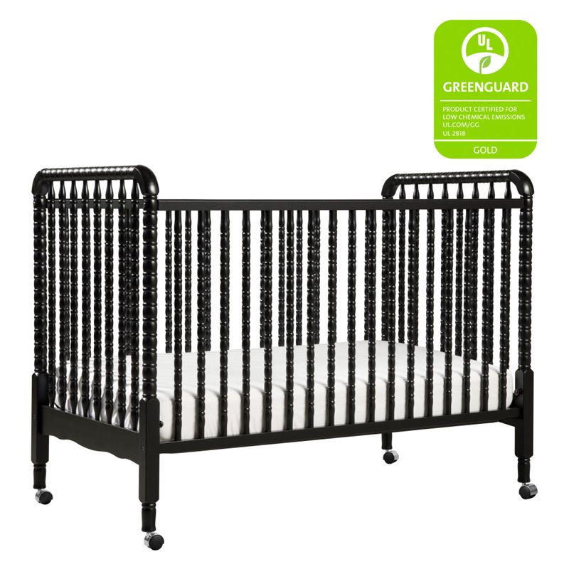 DaVinci Jenny Lind 3-in-1 Convertible Crib in Ebony