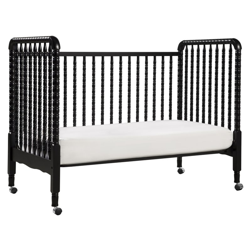 DaVinci Jenny Lind 3-in-1 Convertible Crib in Ebony