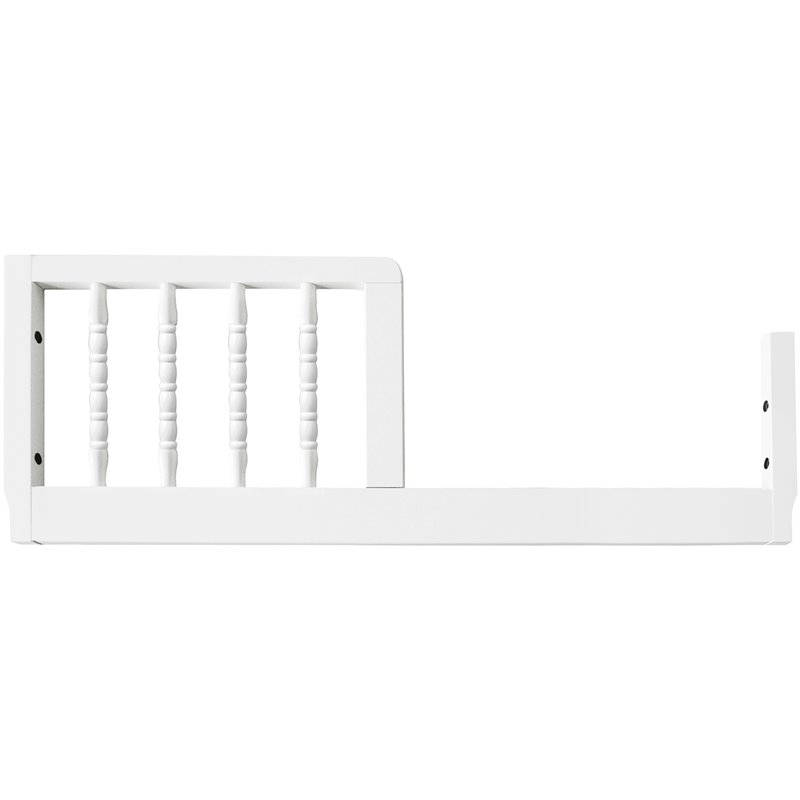 DaVinci Jenny Lind Pine Wood Mini Toddler Bed Conversion kit in White