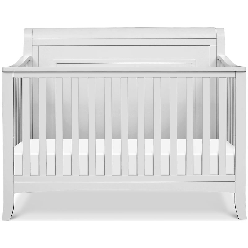 DaVinci Anders Pine Wood 4-in-1 Convertible Crib in Cloud Gray