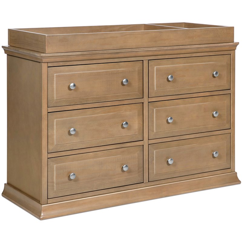 DaVinci Pine Wood Universal Wide Removable Changing Tray in Hazelnut