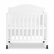 Davinci Charlie Pine Wood and MDF Folding Portable 3-In-1 Mini Crib in White