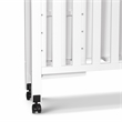 Davinci Charlie Pine Wood and MDF Folding Portable 3-In-1 Mini Crib in White
