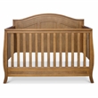Davinci Emmett Modern Pine Wood and MDF 4-In-1 Convertible Crib in Chestnut
