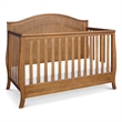 Davinci Emmett Modern Pine Wood and MDF 4-In-1 Convertible Crib in Chestnut