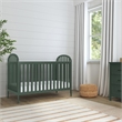 Davinci Beau Modern Pine Wood 3-In-1 Convertible Crib in Forest Green