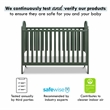 Davinci Beau Modern Pine Wood 3-In-1 Convertible Crib in Forest Green