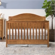 Davinci Charlie Modern Pine Wood and MDF 4-In-1 Convertible Crib in Chestnut