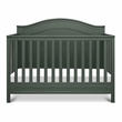 Davinci Charlie Modern Pine Wood and MDF 4-In-1 Convertible Crib in Forest Green