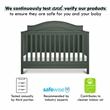 Davinci Charlie Modern Pine Wood and MDF 4-In-1 Convertible Crib in Forest Green
