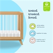 DaVinci Otto 3-in-1 Convertible Crib with Acrylic Slats in Light Brown