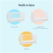 DaVinci Otto 3-in-1 Convertible Crib with Acrylic Slats in White