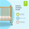 DaVinci Jenny Lind 3-in-1 Convertible Crib in Light Brown