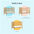 DaVinci Jenny Lind 3-in-1 Convertible Crib in Light Brown