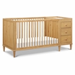 DaVinci Marley 3-in-1 Crib and Changer Combo in Light Brown