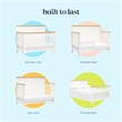 DaVinci Shea 4-in-1 Convertible Crib in Off White