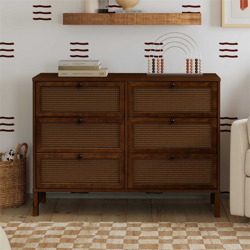 DaVinci Margot 6-Drawer Dresser in Brown