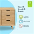 DaVinci Marley 6-Drawer Double Dresser in Honey