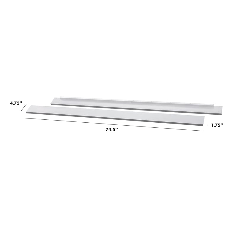 DaVinci Full Size Bed Rail Kit For Jayden and Jacob Cribs in White