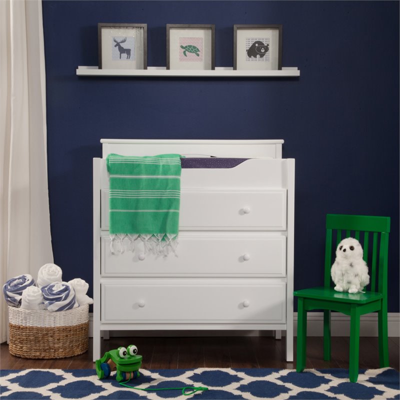 DaVinci Jayden 3 Drawer Changer Dresser in White