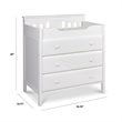 DaVinci Jayden 3 Drawer Changer Dresser in White