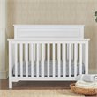 DaVinci Autumn Contemporary Pine Wood and MDF 4-in-1 Convertible Crib in White