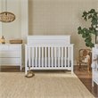 DaVinci Autumn Contemporary Pine Wood and MDF 4-in-1 Convertible Crib in White