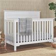 DaVinci Autumn Contemporary Pine Wood and MDF 4-in-1 Convertible Crib in White