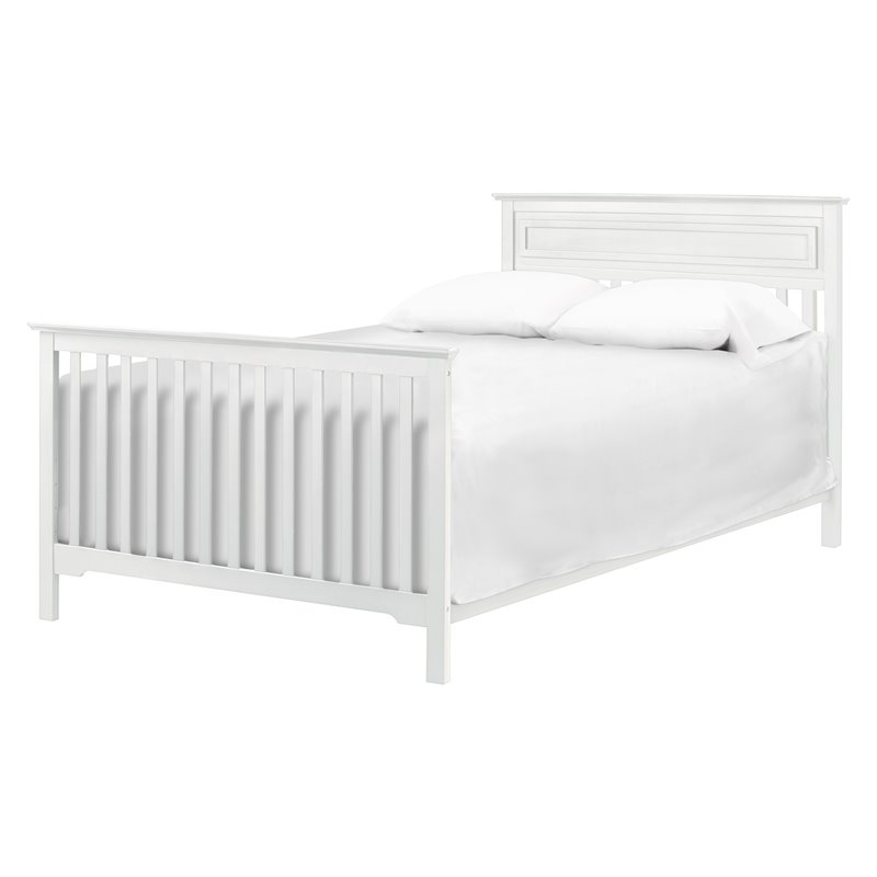 DaVinci Autumn Contemporary Pine Wood and MDF 4-in-1 Convertible Crib in White