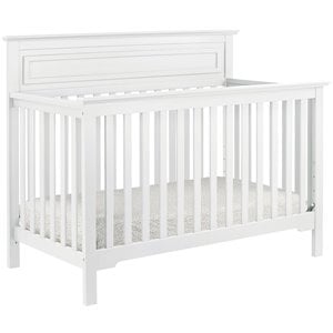 DaVinci Autumn Contemporary Pine Wood and MDF 4-in-1 Convertible Crib in White