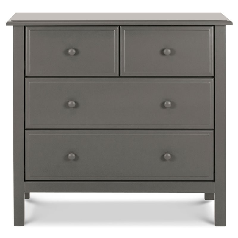 DaVinci Autumn 4-Drawers Pine Wood Baby Dresser in Slate