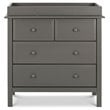 DaVinci Autumn 4-Drawers Pine Wood Baby Dresser in Slate