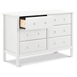 DaVinci Jayden 6-Drawer Double Wide Dresser in White