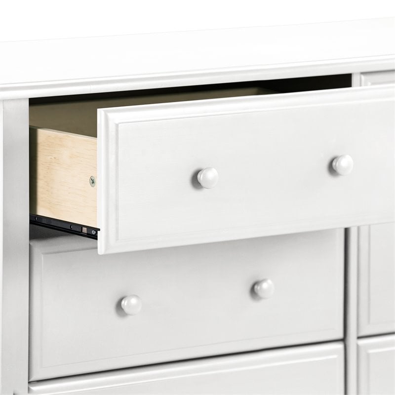 DaVinci Jayden 6-Drawer Double Wide Dresser in White