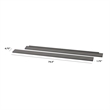 DaVinci Hidden Hardware Twin-Full Size Bed Conversion Kit in Slate