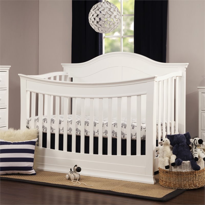 DaVinci Meadow 4-in-1 Convertible Crib in White