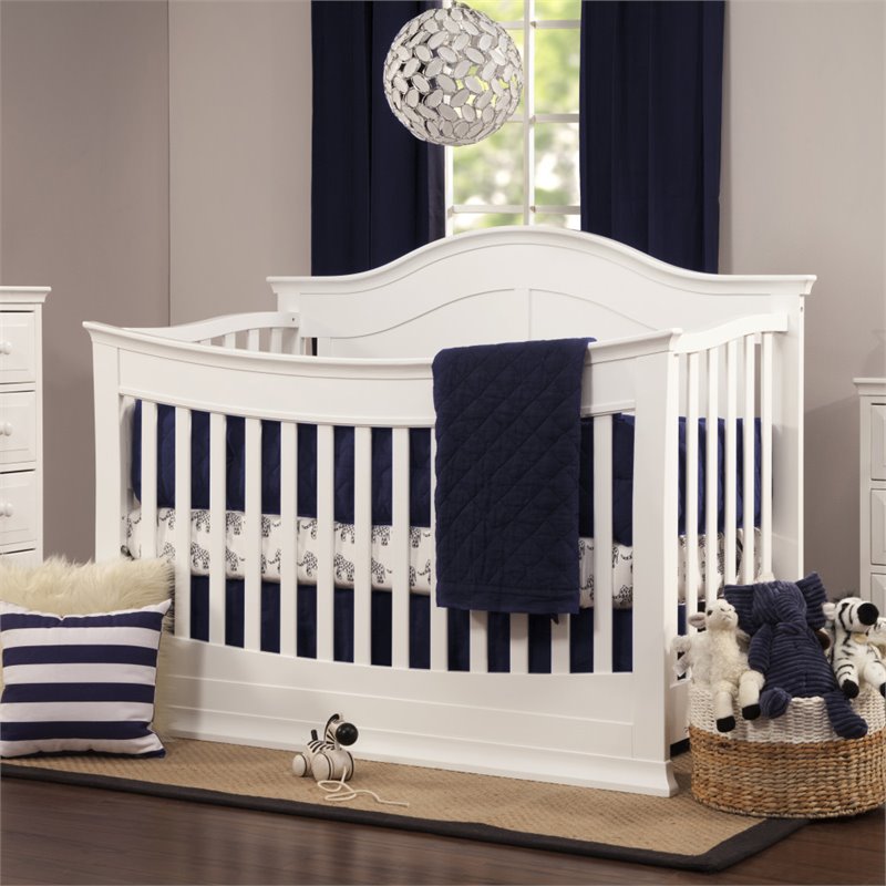 DaVinci Meadow 4-in-1 Convertible Crib in White