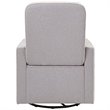 DaVinci Olive Glider and Ottoman in Gray Fabric
