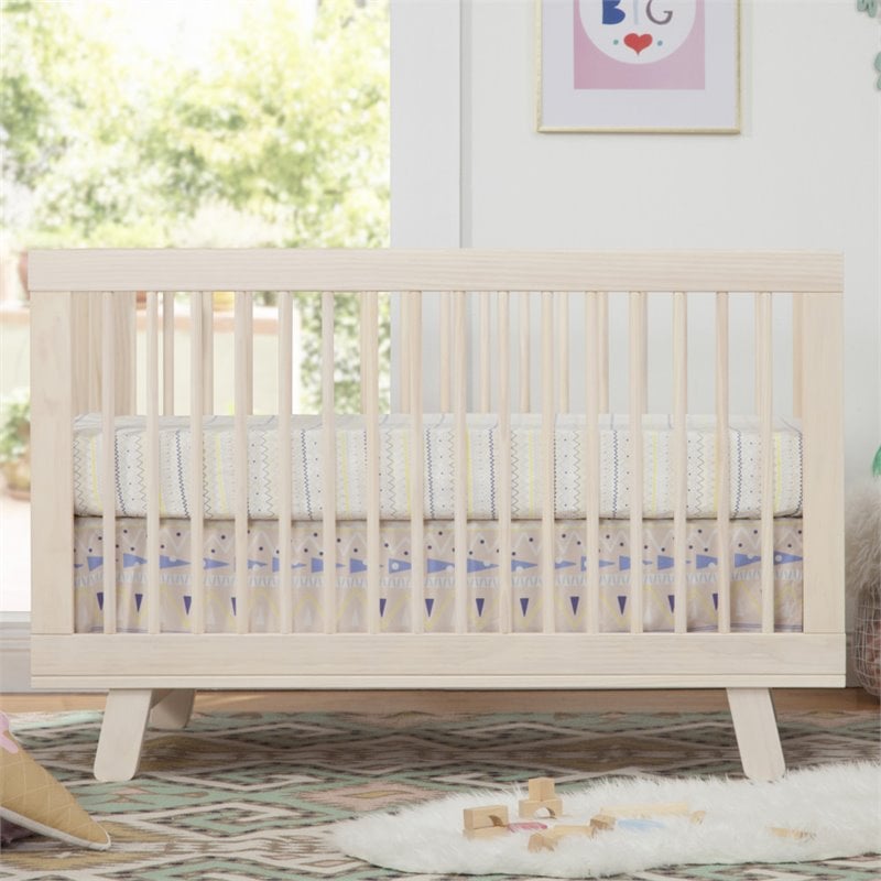 Hudson 3-in-1 Convertible Crib & Toddler Bed Conversion Kit Washed Natural