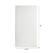 Babyletto Pure Core Crib Mattress with Hybrid Quilted Cover - 2-Stage White