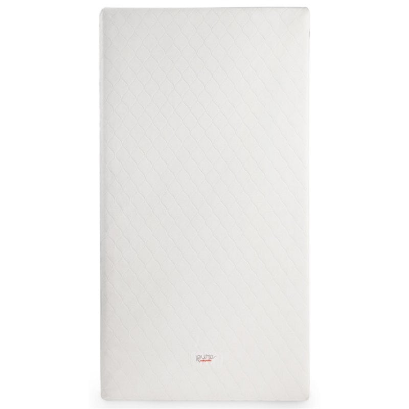 Babyletto Pure Core Crib Mattress with Hybrid Quilted Cover - 2-Stage White