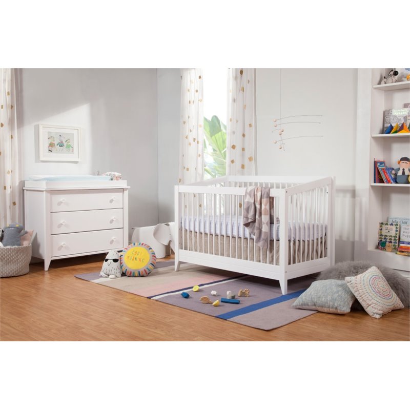 Sprout 4-in-1 Convertible Crib & Toddler Bed Conversion Kit White