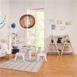 Babyletto Dottie 3 Shelf Bookcase in White and Washed Natural